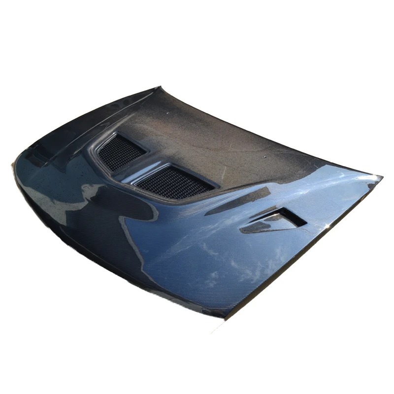 Lancer Evolution Evo 5 1998-2000 Carbon Fiber Hood Bonnet OEM Style Engine Cover with New Condition Clips Included